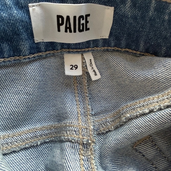Paige  Sasha Embellished Straight-Leg Jeans - Picture 11 of 12